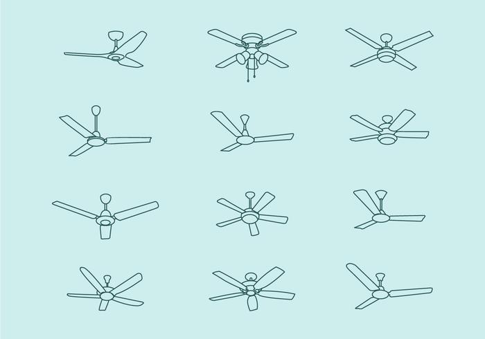 Ceiling Fan Vector Pack