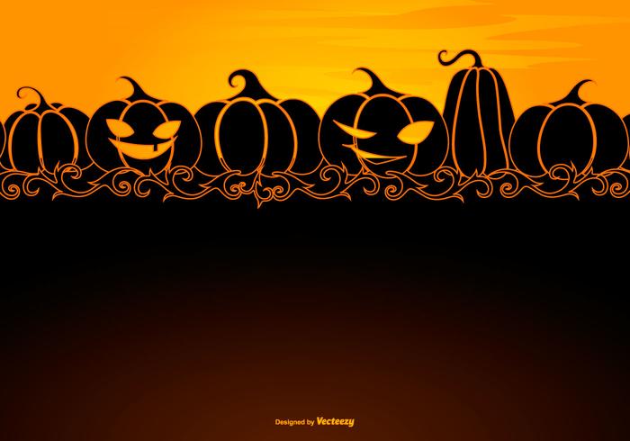 Halloween Background Template with Space for Text vector