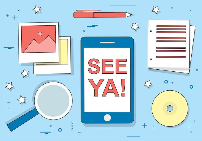 Free Flat Vector Desktop Illustration