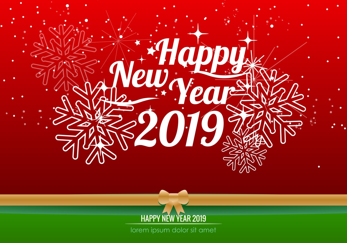  Happy  New  Year  2019  Background Download  Free Vector Art 