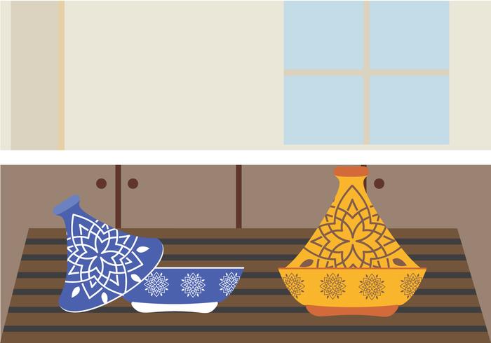 Tajine Meal Prep Vector