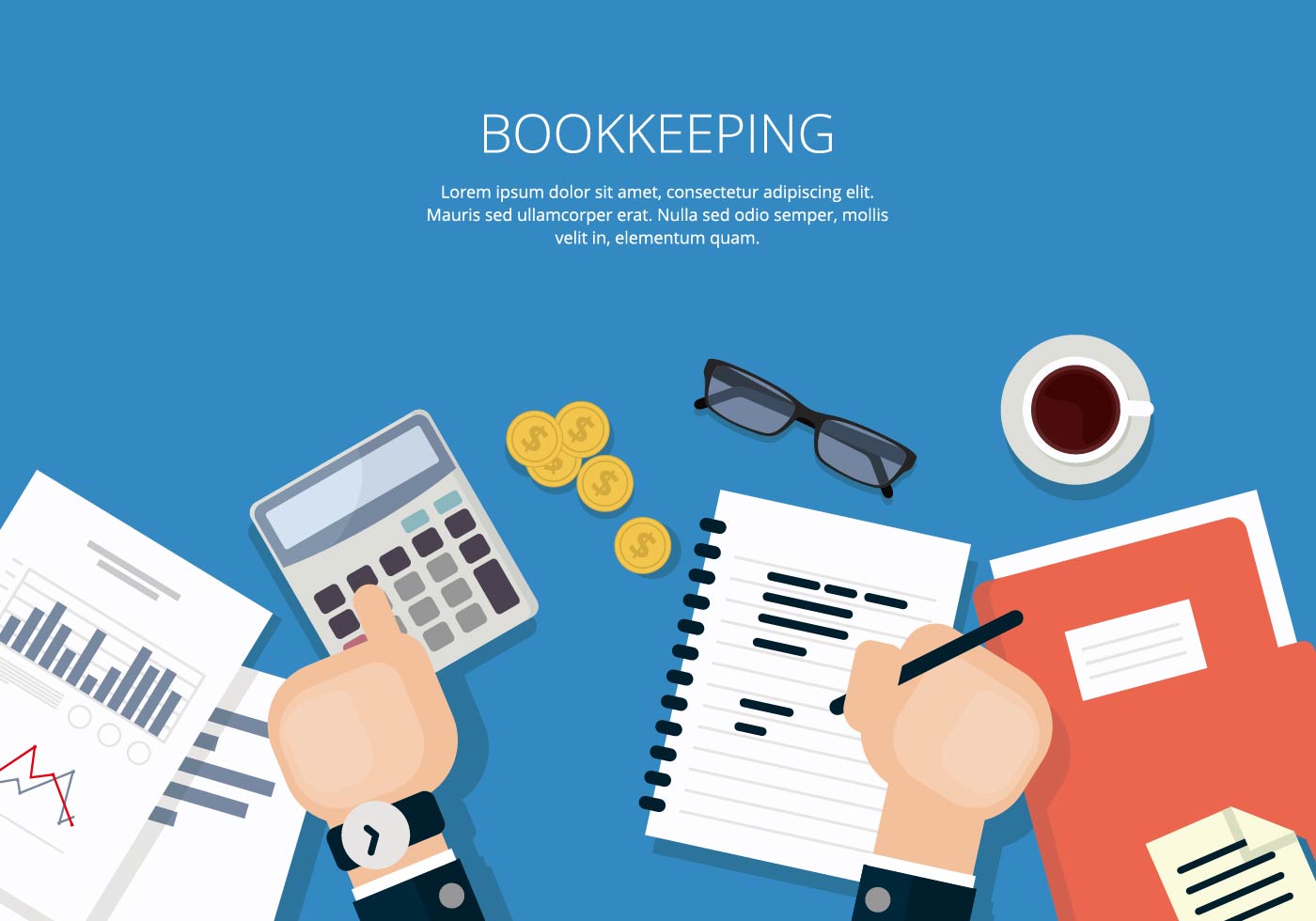 Download the Bookkeeping Illustration 158723