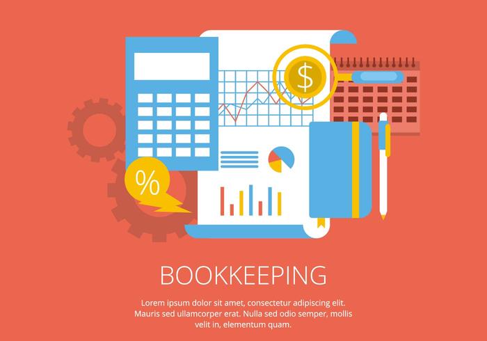 Bookkeeping Illustration vector