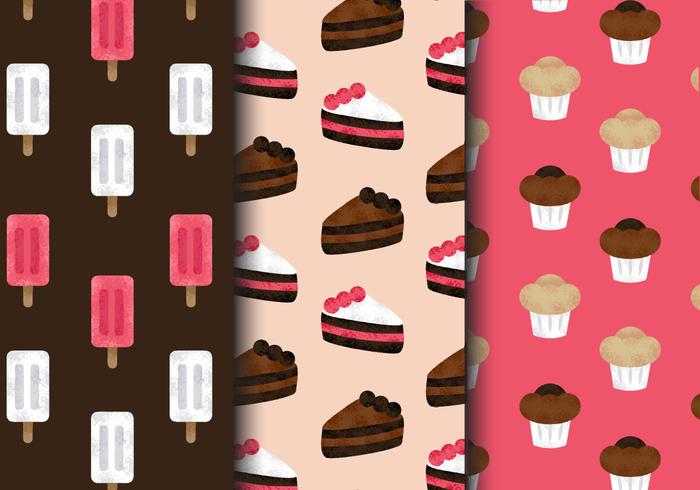 Free Vintage Sweets Patterns vector