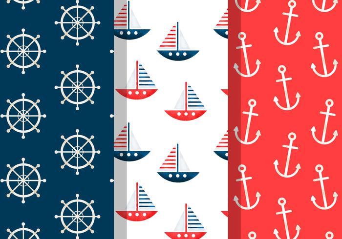 Free Vintage Summer Holiday Patterns vector