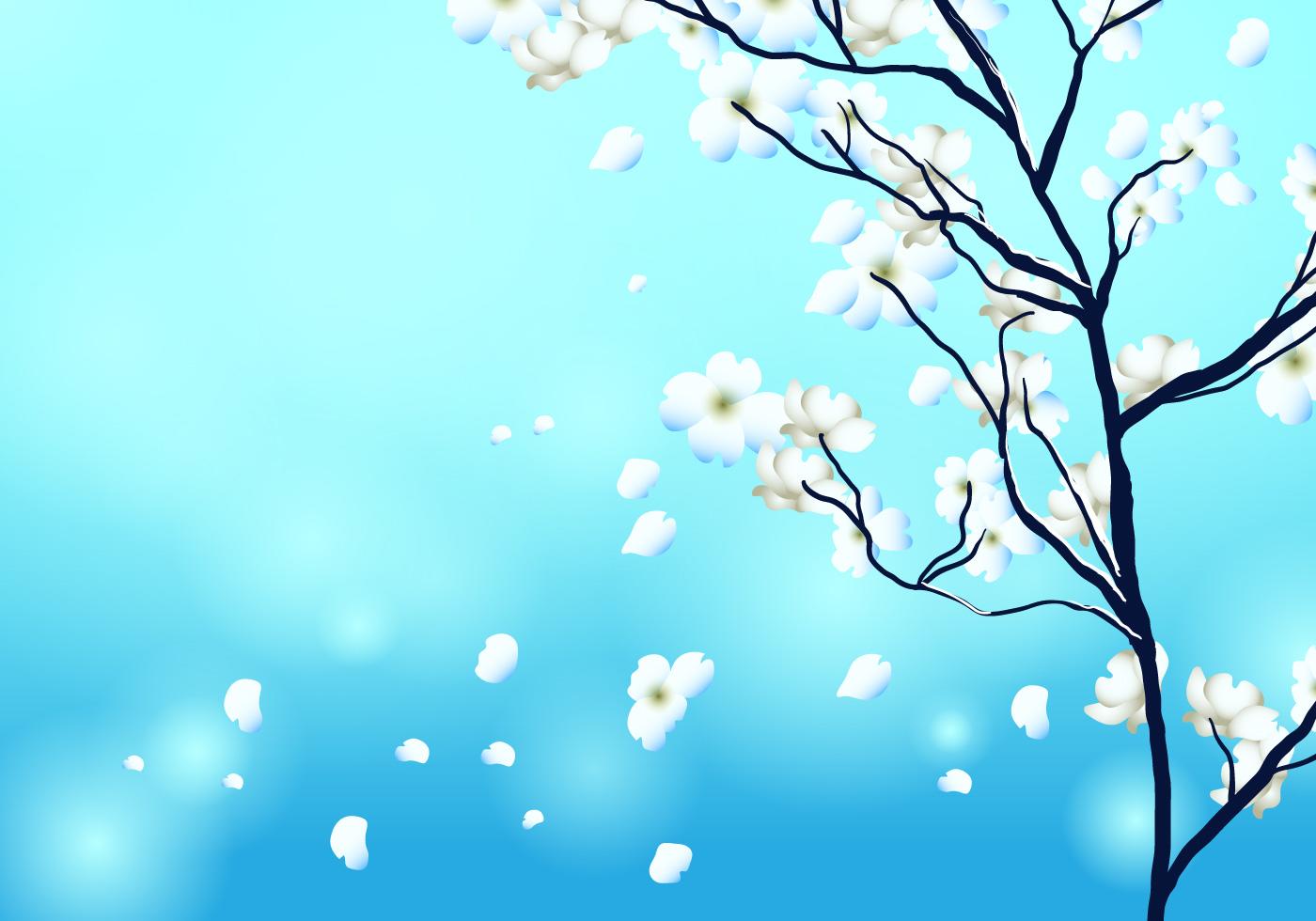 Dogwood Tree Background Vector 158803 Vector Art at Vecteezy