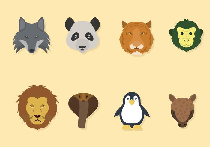 Flat Animal Vectors