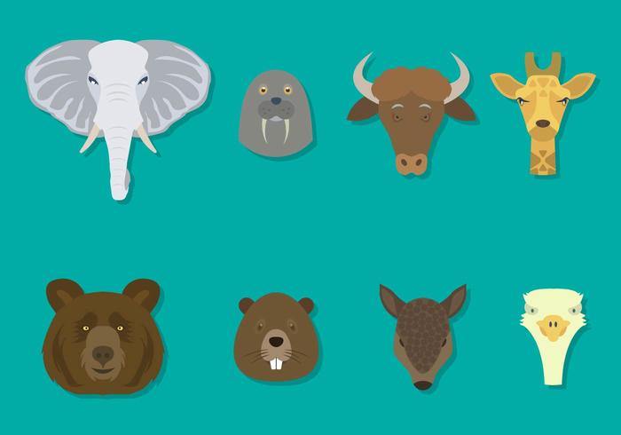 Flat Animal Vectors