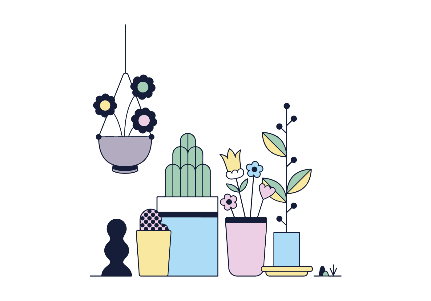 Download Free Flowers Pot Vector - Download Free Vectors, Clipart ...