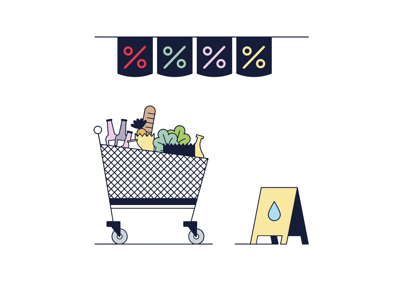 Download Free Super Market Vector - Download Free Vectors, Clipart ...