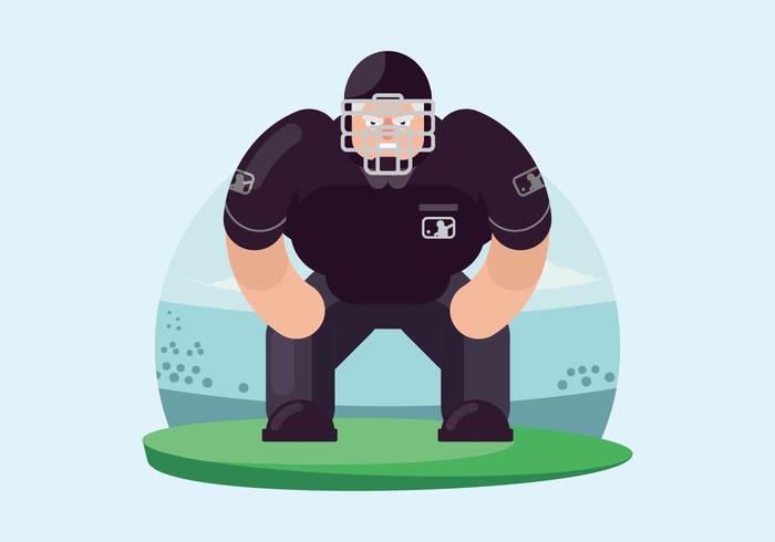 Umpire Illustration vector