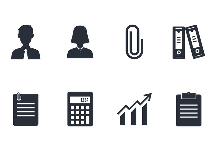 Accounting Icon Set vector