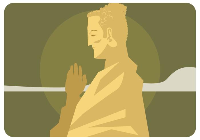 Golden Buddah Vector