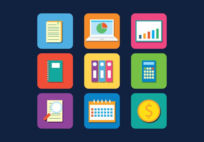 Bookkeeping Vector Icons