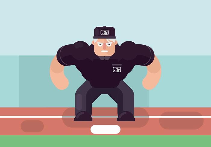 Umpire Illustration vector