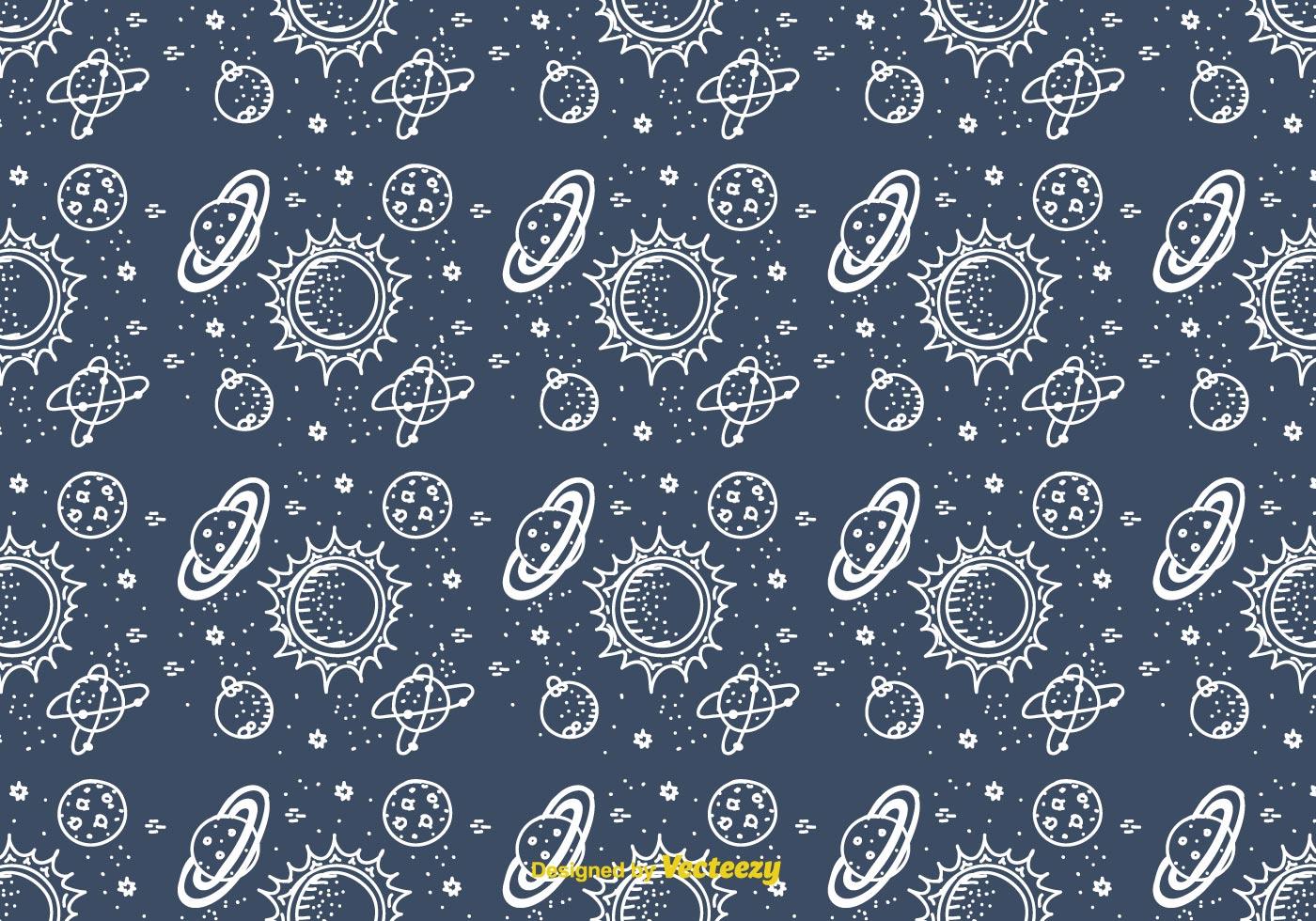 Fantasy Planet Vector Pattern 158941 Vector Art at Vecteezy