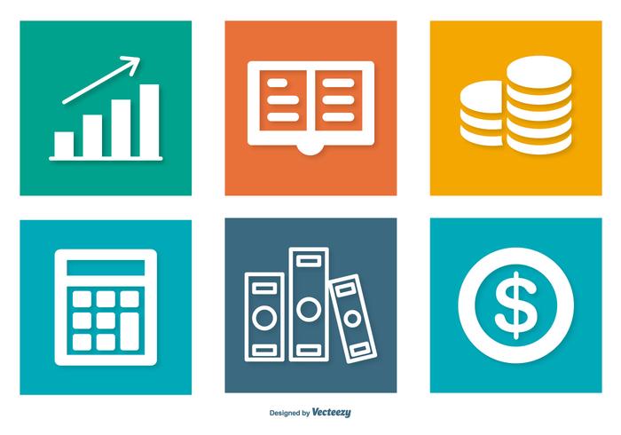 Book Keeping Icon Collection vector