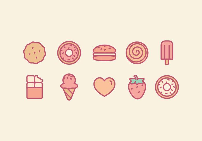 Vector Sweets Icons