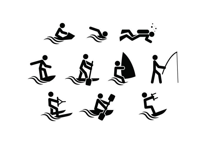 Free Water Sport Icon Vector