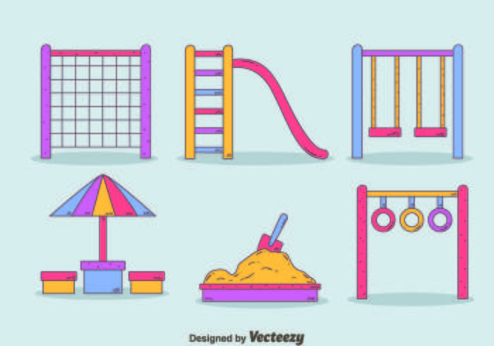 Hand Drawn Playground Element Vector