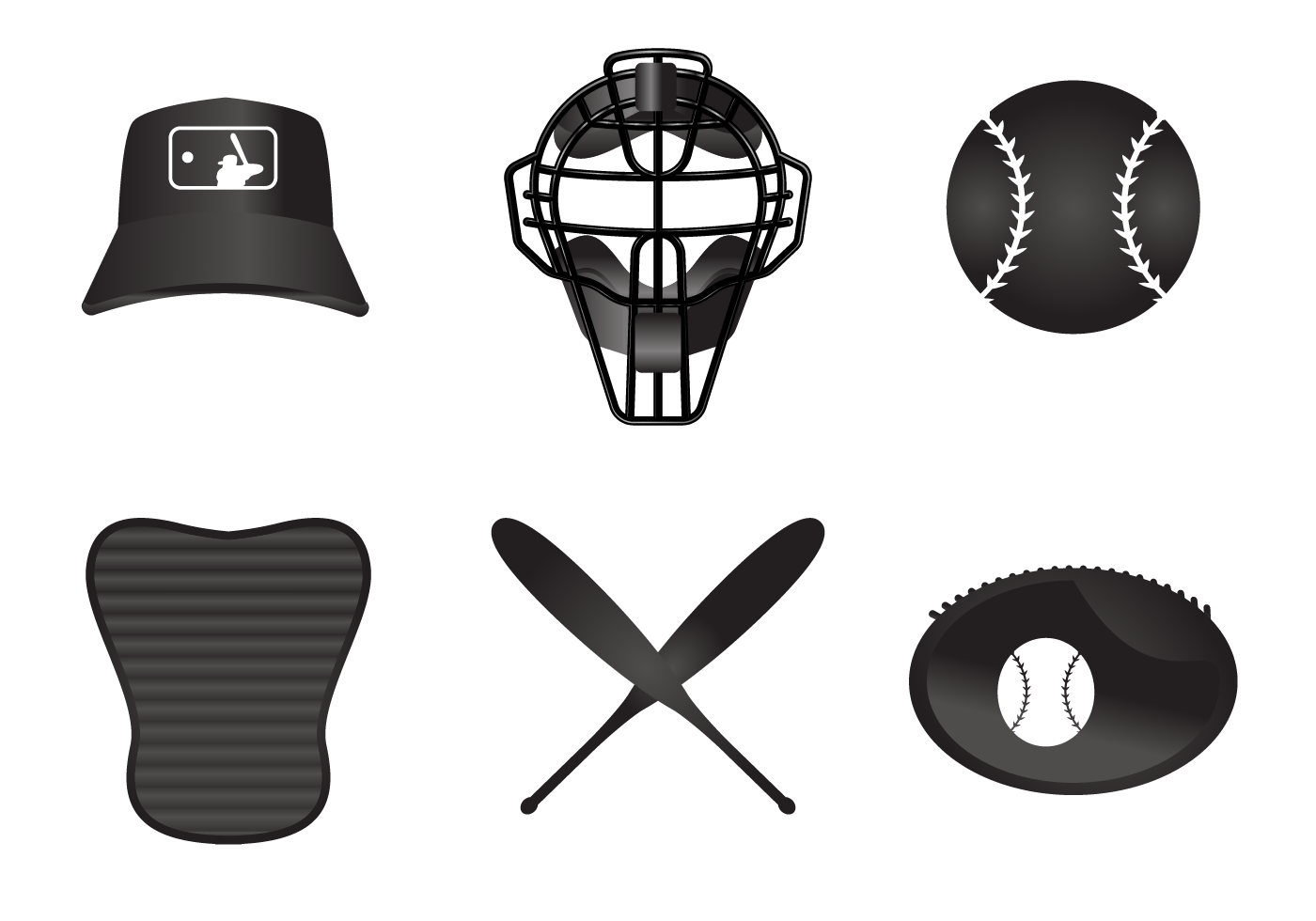 Black Umpire Vector 159106 Vector Art at Vecteezy