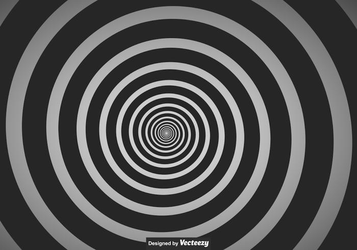 Fondo blanco y negro del vertigo del vector