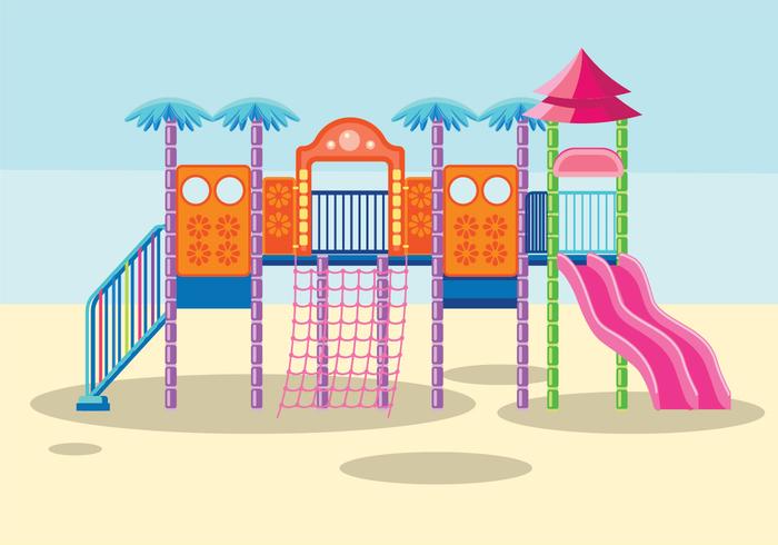 Playground Jungle Gym Equipment or Jungle Gym vector