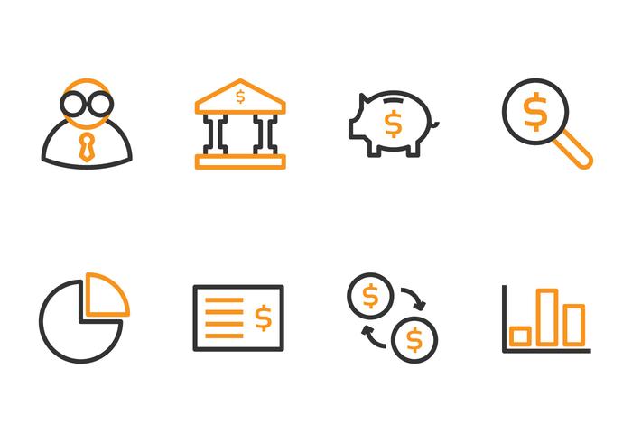 Bookkeeping Icons vector