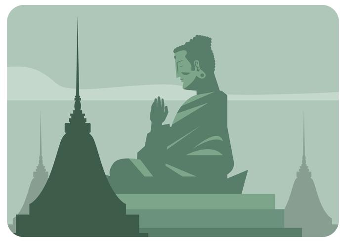 Buddha27;s Temple Vector