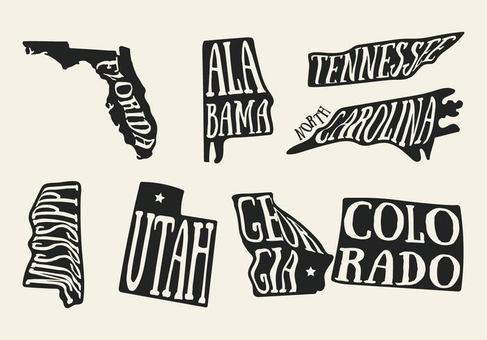 Hand Drawn Black Map vector