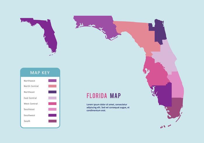 Florida Map Vector
