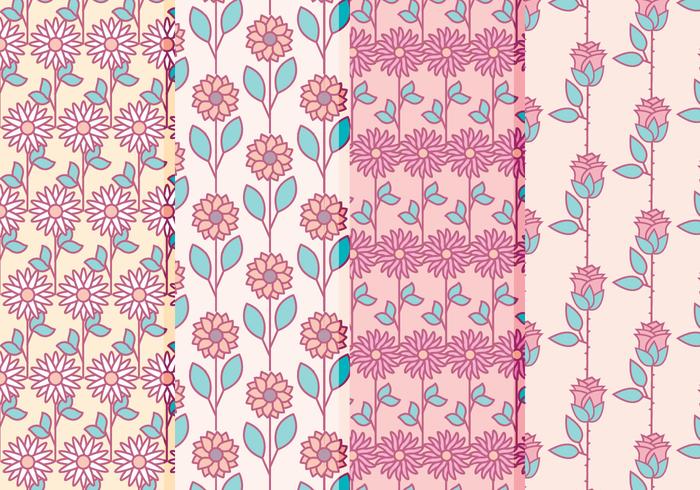 Vector Floral Patterns Collection