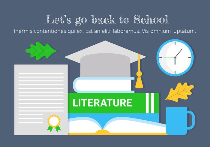 Libre Educación Vector Elementos E Iconos