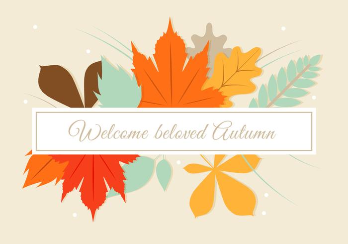 Free Autumn Vector Background