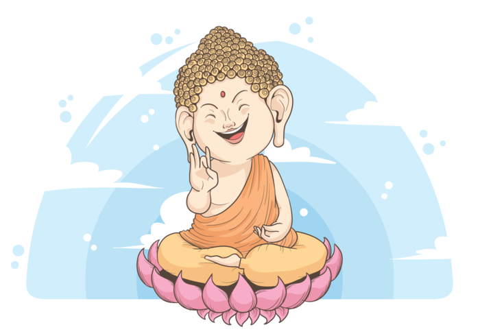 Buddah Ilustraciones Vectoriales vector