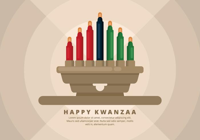 Ilustración de Kwanzaa vector