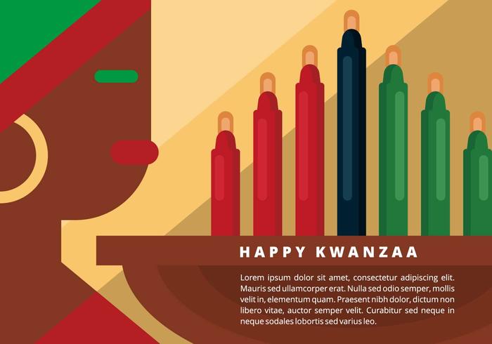 Ilustración de Kwanzaa vector