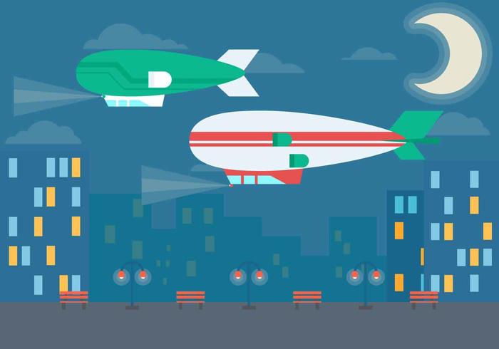 Free Unique Dirigible Vectors