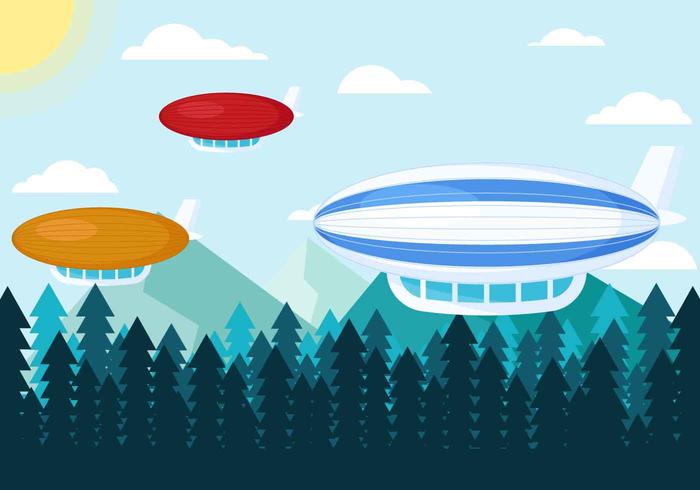 Free Unique Dirigible Vectors