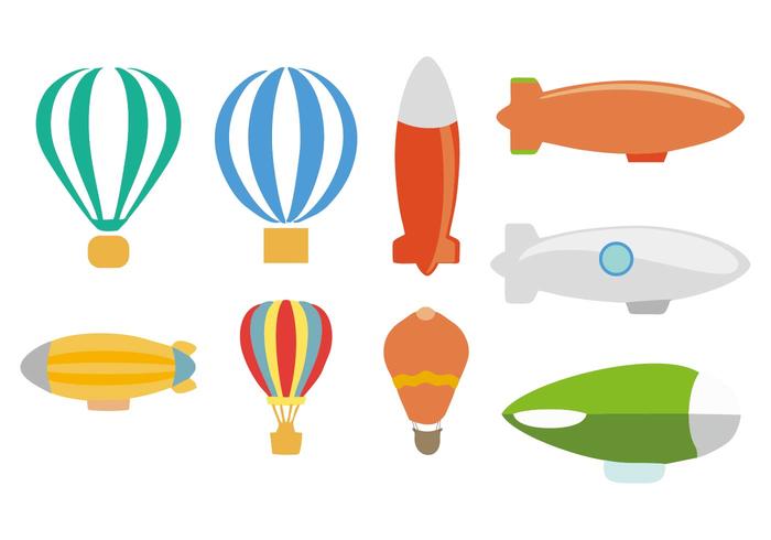 Free Dirigible Balloon Vector