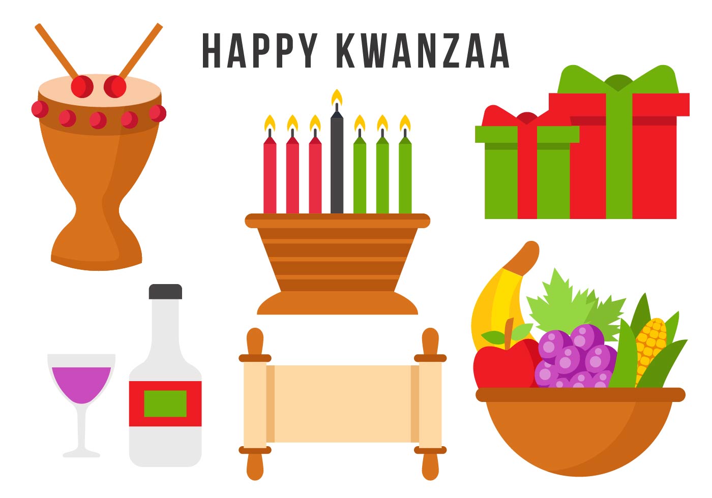 Free Happy Kwanzaa Element Vector 159457 Vector Art at Vecteezy