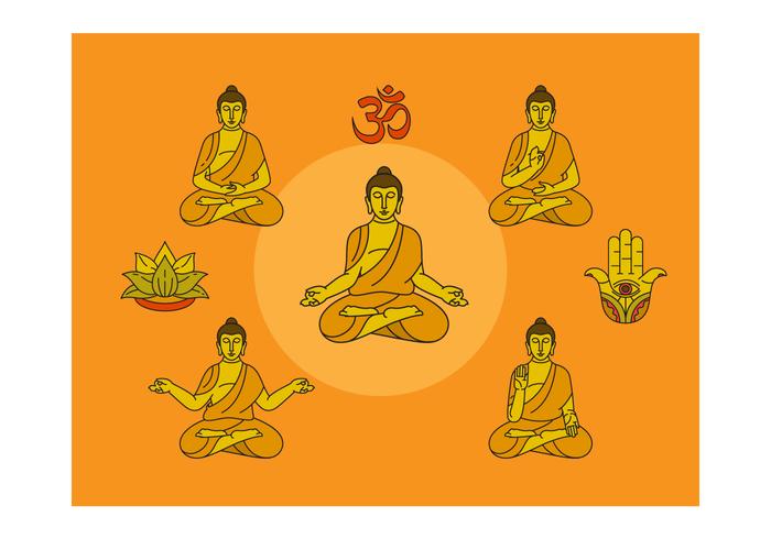 Free Buddha Vector Illustration