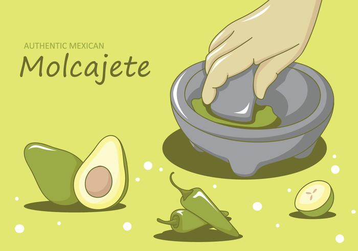 Molcajete Ilustración Vectorial vector