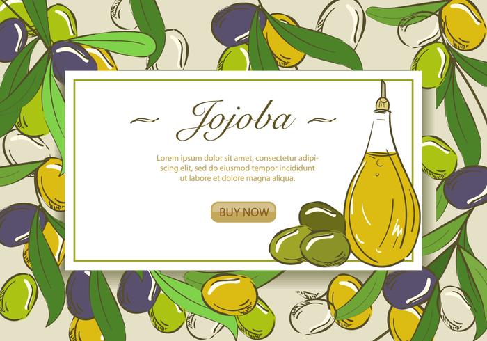 Jojoba Essential Oil  vector