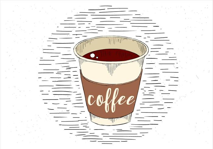 Free Hand Drawn Vector Cup Of Coffee Illustration Download Free Vectors Clipart Graphics Vector Art