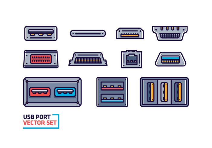 Free Usb Port Vector