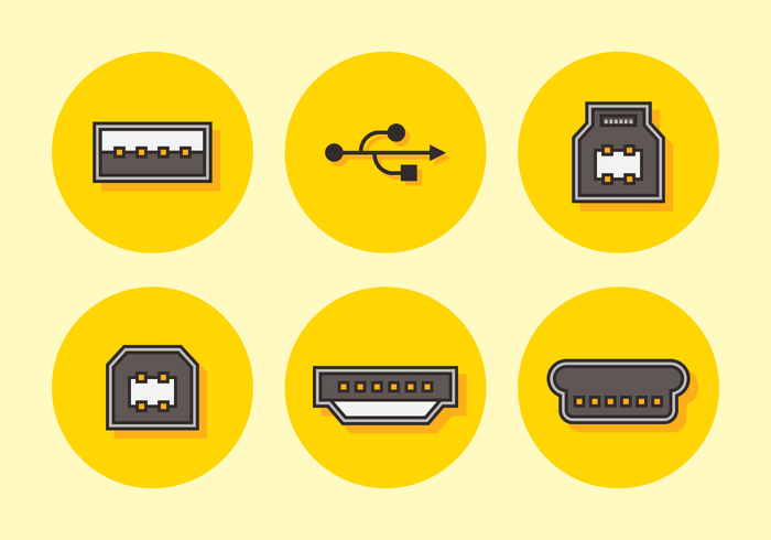 Usb Port Vector