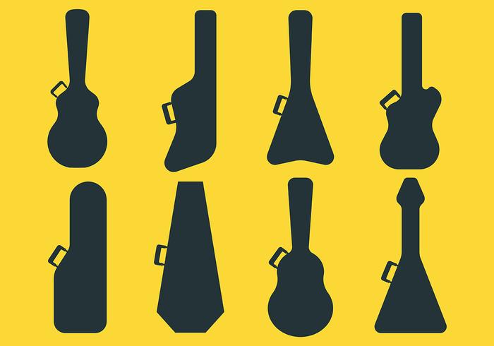 Guitar Case Vector Icons