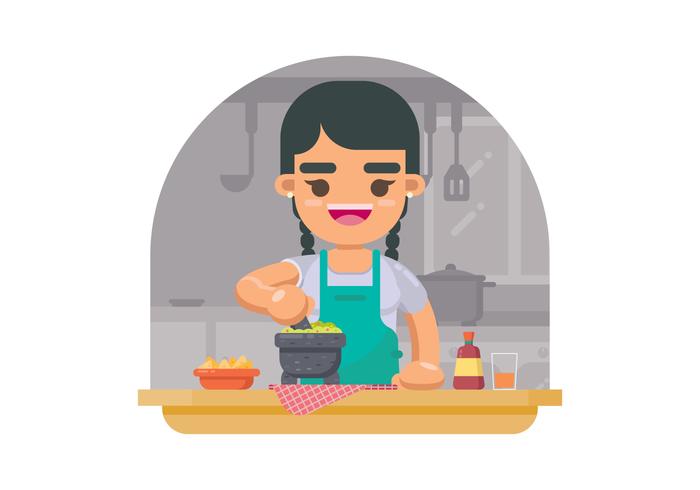 Food Preparation Illustration 159601 Vector Art at Vecteezy