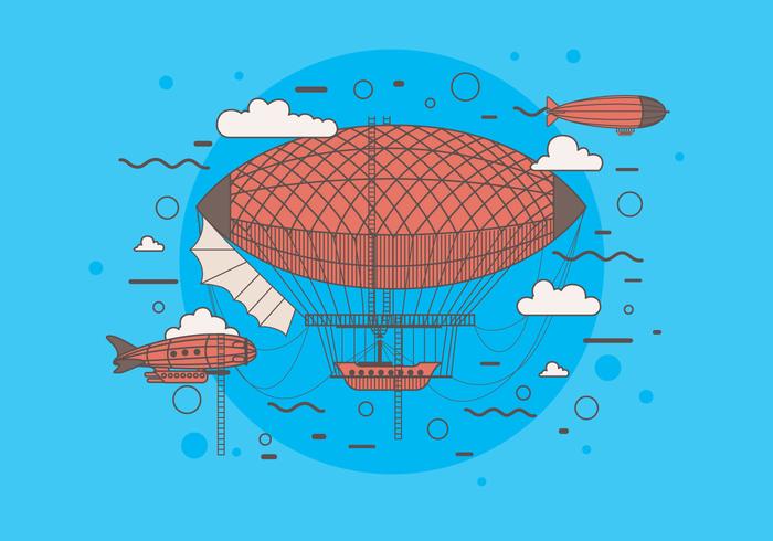 Dirigible Vector Dirigible Vector
